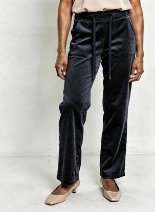 Pantalon drept elasticitate mărime normală albastru LA FEE MARABOUTEE femeie