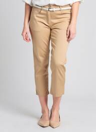 Pantalon trei sferturi elasticitate mărime normală bej BETTY BARCLAY femme