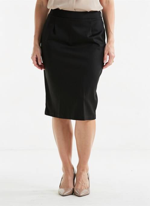 Fustă midi mărime normală negru SIGNATURE femme
