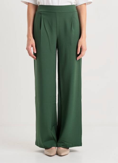 Pantalon larg mărime normală mărime normală verde B.YOUNG femme