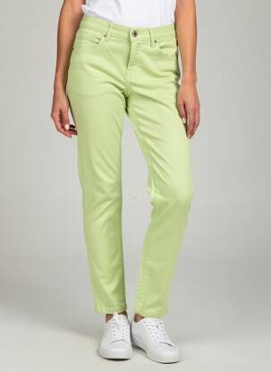 Blugi cu croială slim elasticitate mărime normală verde LCDN femme