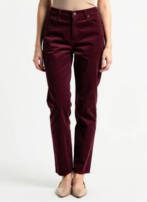 Pantalon slim elasticitate mărime normală roșu LCDN femeie