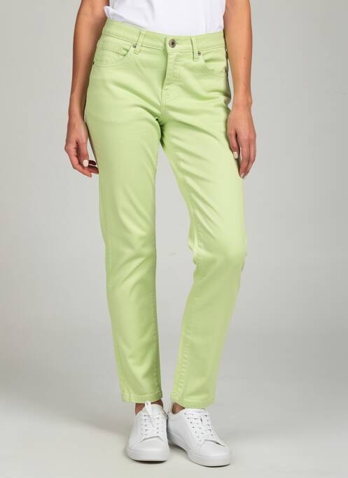 Blugi cu croială slim elasticitate mărime normală verde LCDN femme