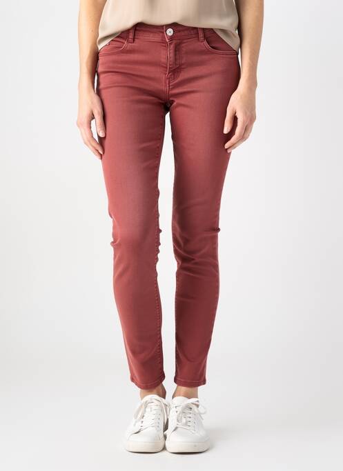 Blugi cu croială slim elasticitate mărime normală portocaliu KANOPE femme