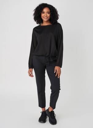 Top elasticitate mâneci lungi negru BETTY BARCLAY femeie