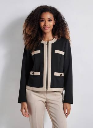 Jachete elegante buzunare negru BETTY BARCLAY femeie
