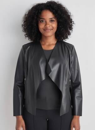 Geci din piele ecologică buzunare negru BETTY BARCLAY femeie