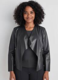Geci din piele ecologică buzunare negru BETTY BARCLAY femme