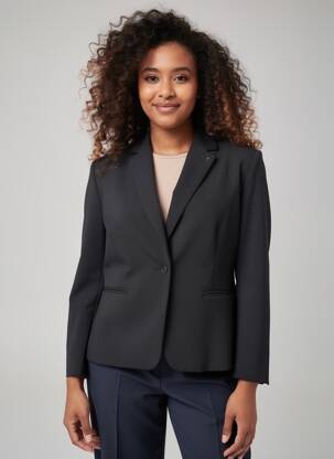 Sacou croială cambrată negru IMPAQT femme