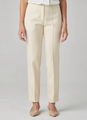Pantalon slim talie înaltă talie înaltă bej BETTY BARCLAY femeie