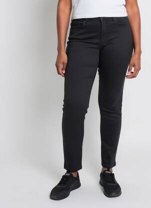Blugi cu croială slim elasticitate talie înaltă negru JENSEN femme