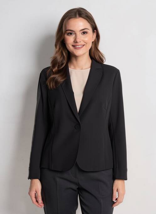 Sacou finisaj interior deformat negru TUZZI femme