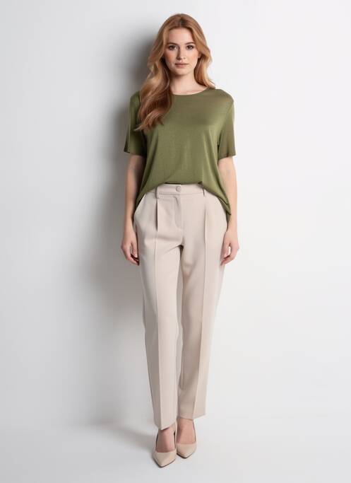 Top mâneci scurte mâneci scurte verde GEVANA femme