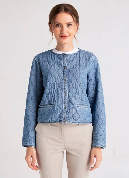 Jachete casual guler rotund albastru YEST femme