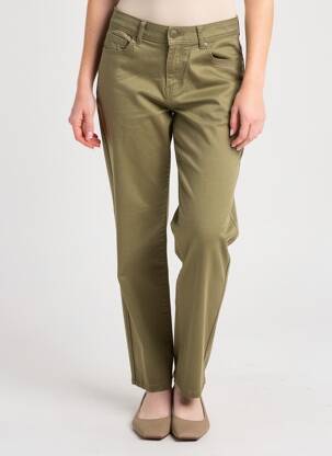 Blugi cu croială slim elasticitate mărime normală verde GEVANA femme