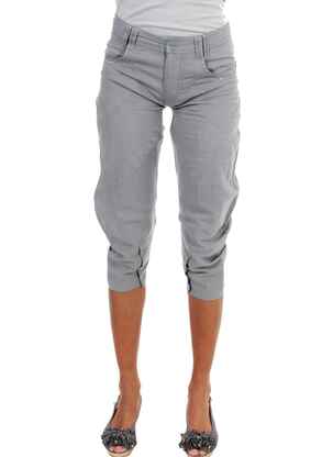 Pantalon trei sferturi gri ET COMPAGNIE femeie