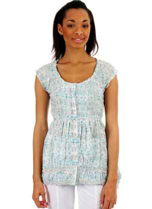 Tunică mâneci lungi albastru ET COMPAGNIE femeie