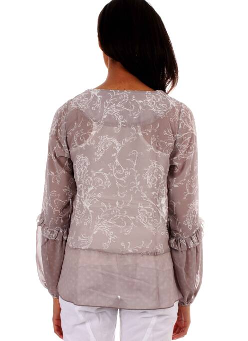 Tunică mâneci lungi taupe ET COMPAGNIE femeie