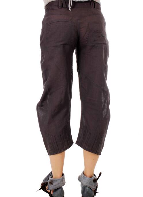 Pantalon trei sferturi gri perlat ET COMPAGNIE femeie