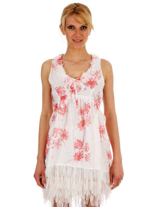 Rochie midi coral ET COMPAGNIE femeie