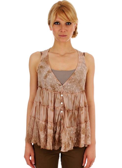 Top piele LA FEE MARABOUTEE femeie