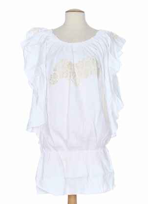 Rochie midi mâneci scurte mâneci scurte alb MINE DE RIEN femeie
