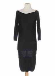 Rochie lungă mâneci 3/4 negru MINE DE RIEN femme