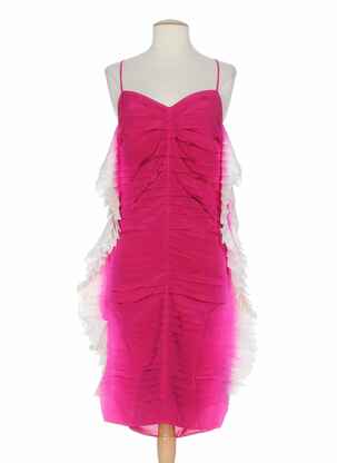 Rochie lungă roz MINE DE RIEN femeie