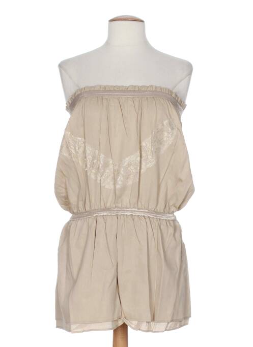 Rochie scurtă bej MINE DE RIEN femeie