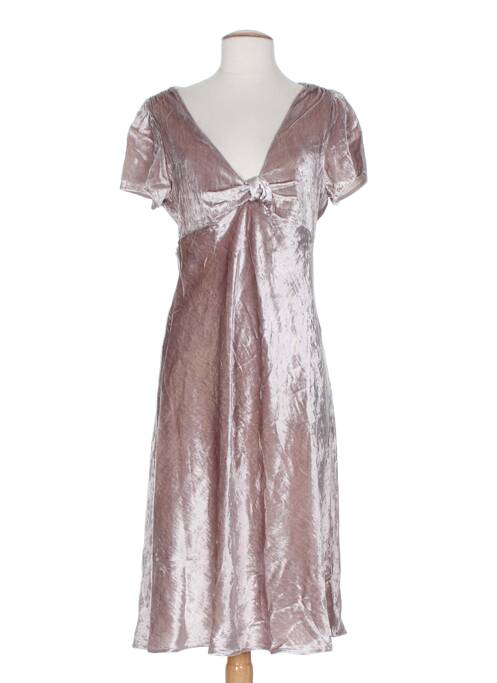 Rochie lungă bej MINE DE RIEN femeie