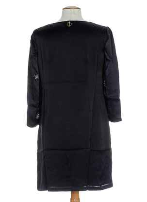 Rochie lungă mâneci lungi mâneci lungi negru MINE DE RIEN femeie