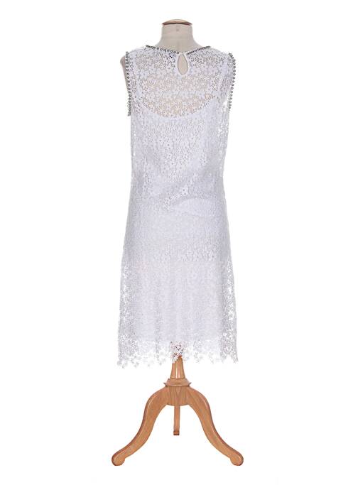 Rochie lungă alb CAROLINE BISS femeie