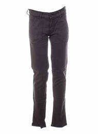 Pantalon slim talie joasă talie joasă maro FIVE femme