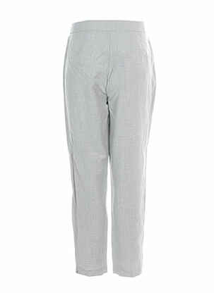 Pantalon drept închidere cu fermoar sub clapetă cu cârlig gri VERO MODA femeie