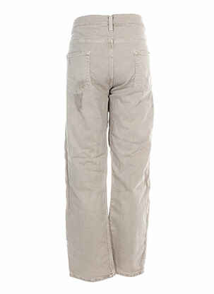 Pantalon slim mărime normală mărime normală bej ACQUAVERDE femeie