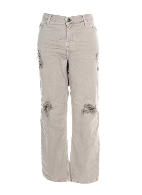 Pantalon slim bej ACQUAVERDE femeie