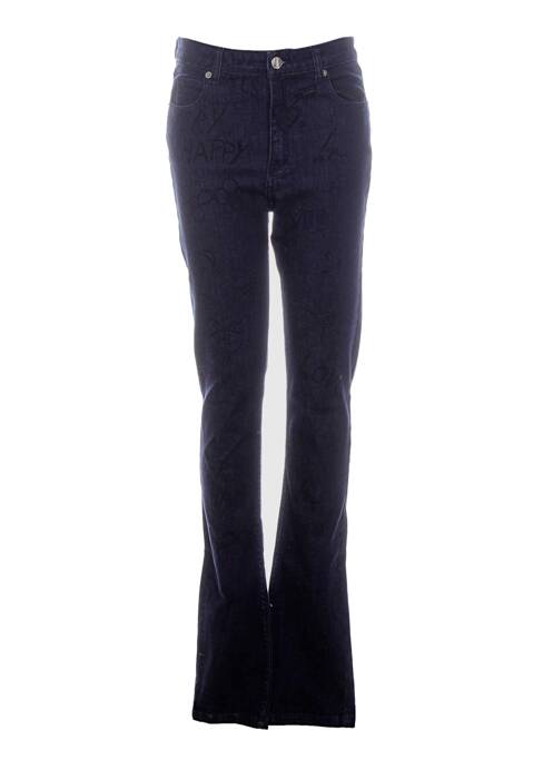 Blugi cu croială dreaptă albastru AMERICAN RETRO femeie