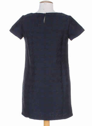 Rochie midi mâneci scurte mâneci scurte albastru FRENCHTROTTERS femeie