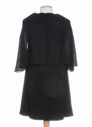 Rochie midi închidere cu fermoar la spate negru LOUCHE femeie