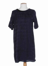 Rochie midi mâneci scurte mâneci scurte albastru GRACE & MILA femeie