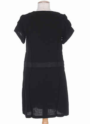 Rochie midi mâneci scurte mâneci scurte negru CLO&SE femeie