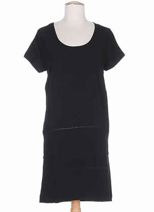 Rochie midi mâneci scurte mâneci scurte negru CLO&SE femeie