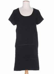Rochie midi mâneci scurte mâneci scurte negru CLO&SE femeie