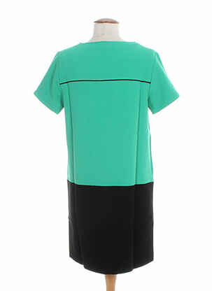 Rochie midi mâneci scurte mâneci scurte verde CLO&SE femeie
