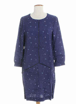 Rochie midi imprimeu fantezie mâneci lungi violet CLO&SE femeie