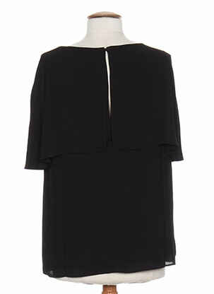 Top croială fluidă negru SO ESSENTIAL femeie