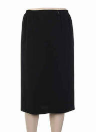 Fustă midi talie elastică negru SOMMERMANN femme