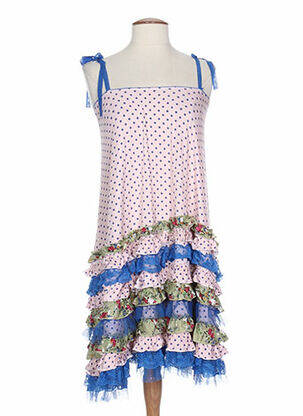 Rochie midi roz ZOE LA FEE femeie