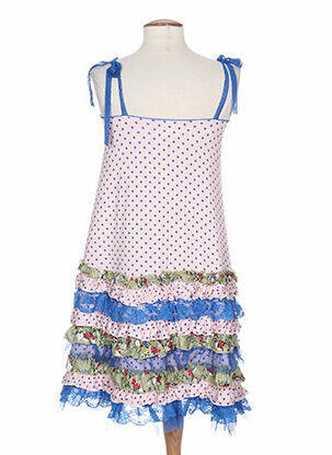 Rochie midi roz ZOE LA FEE femeie