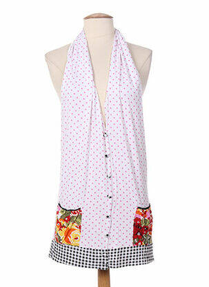 Vestă fără mâneci alb ZOE LA FEE femeie